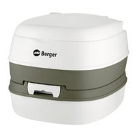 Berger Mobil WC Comfort Bedienungsanleitung