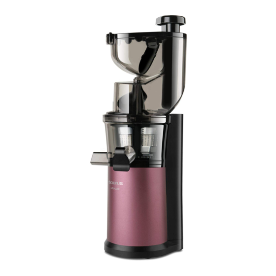 Taurus LIQUAJUICE LS-651 BM Handbücher
