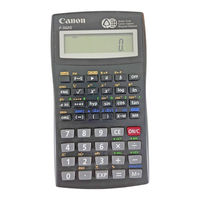 Canon F-502G Bedienungsanleitung