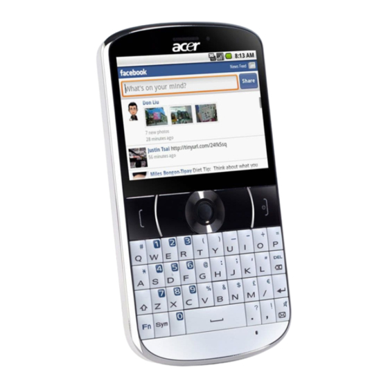 Acer beTouch E130 Handbücher