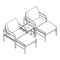 Gartenmöbel Costway HW71584 Montageanleitung