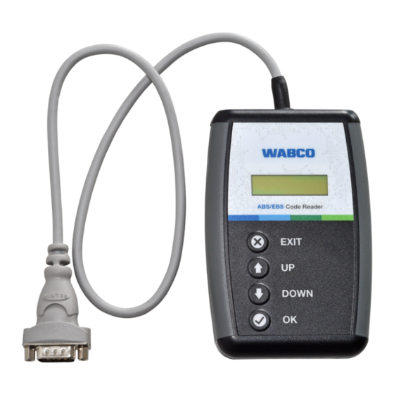 WABCO ABS/ EBS Code Reader Handbücher