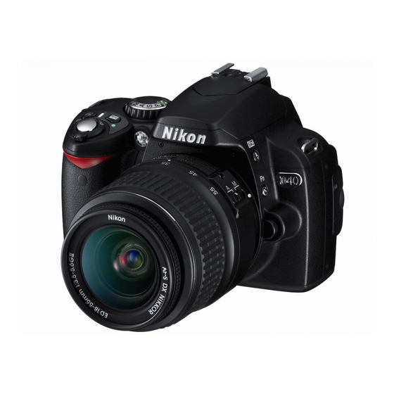Nikon D40 Handbücher