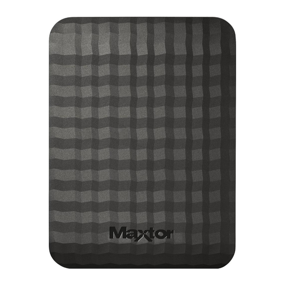 Maxtor M3 Portable Handbücher