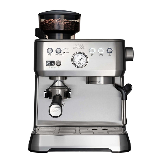 SOLIS GRIND & INFUSE PERFETTA 1019 Handbücher