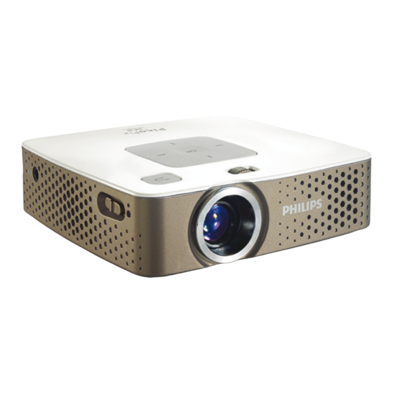 Philips PicoPix PPX3411 Handbücher
