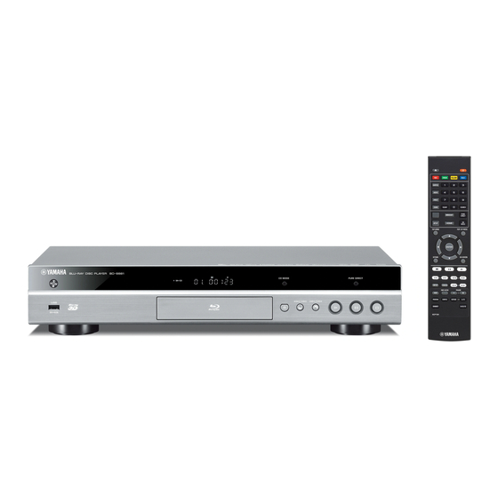 Yamaha BD-S681 Handbücher