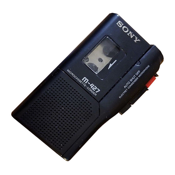 Sony M-417 Handbücher