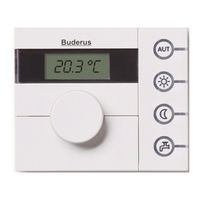 Buderus RC20 Bedienungsanleitung