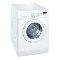 Siemens iQ300 WM14E220 Gebrauchs- Und Aufstellanleitung