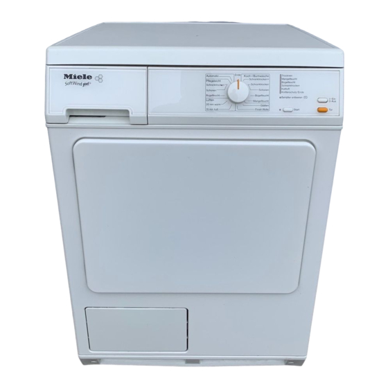 Miele softwind plus c Handbücher