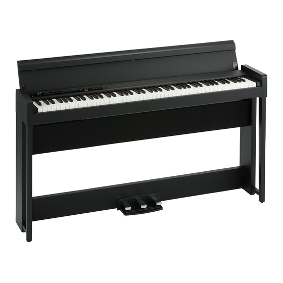 Korg C1 Handbücher