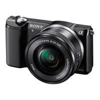 Sony ILCE-5000 Bedienungsanleitung
