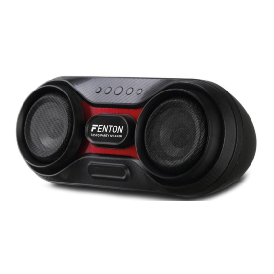 Fenton SBS80 PartySpeaker Handbücher