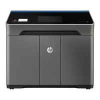 Hp Jet Fusion 500 Serie Produktdokumentation, Benutzerhandbuch