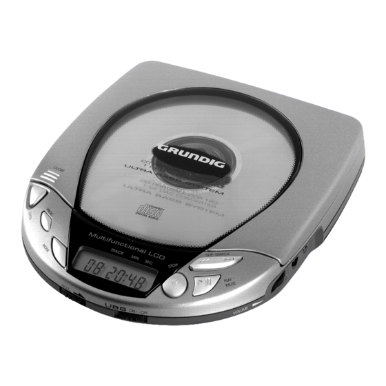 Grundig CDP 180 Handbücher