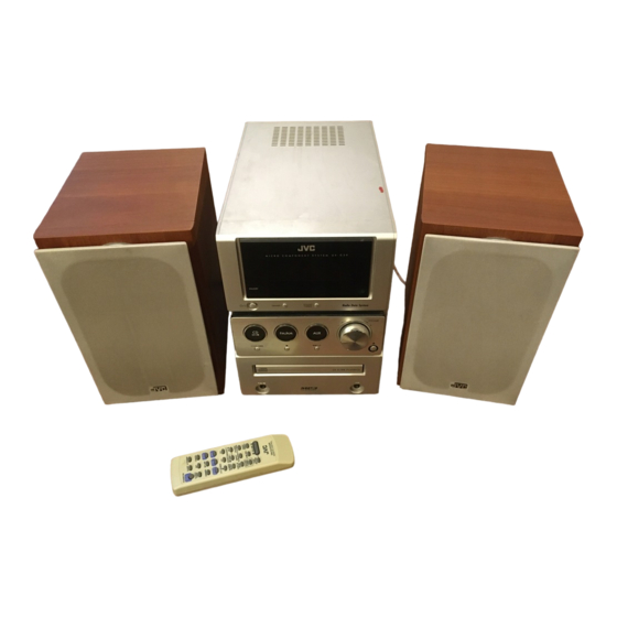 JVC UX-G33 Handbücher