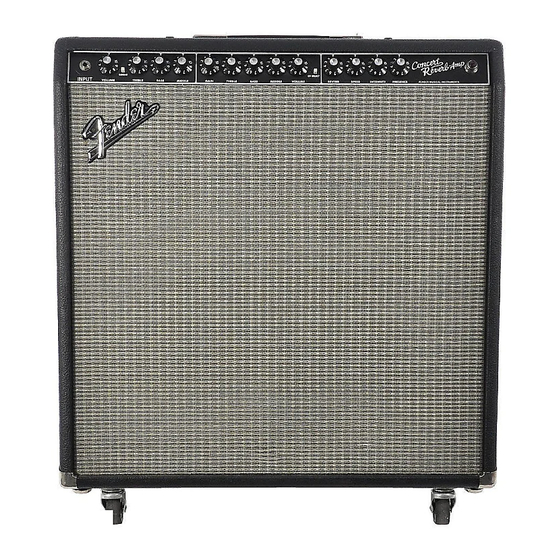 Fender Pro Reverb-Amp Handbücher