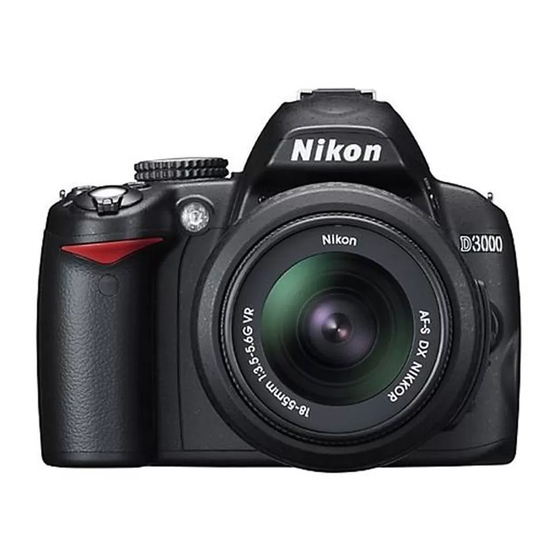 Nikon D3000 Handbücher