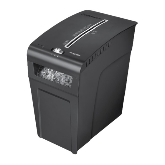 Fellowes POWERSHRED P-58Cs Handbücher