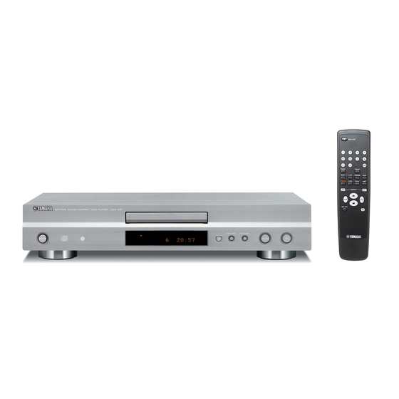 Yamaha CDX-397MK2 Handbücher