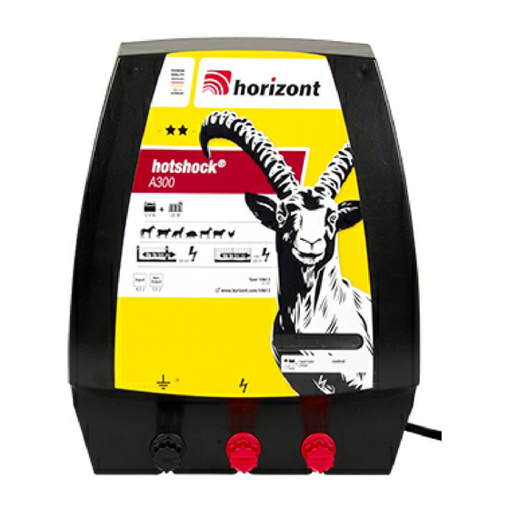 Horizont hotshock A300 Handbücher