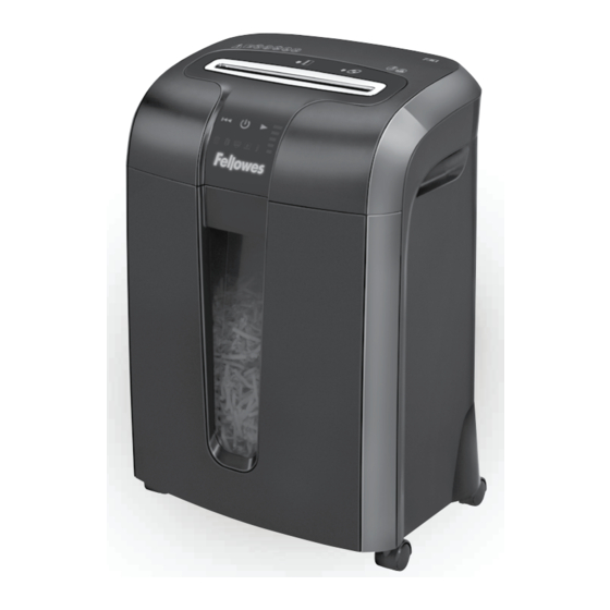 Fellowes Powershred 73Ci Handbücher