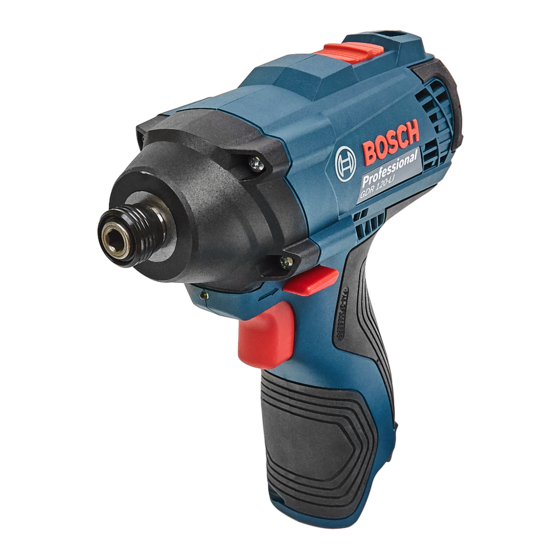 Bosch Professional GDR 120-LI Handbücher