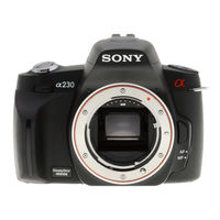 Sony DSLR-A230 Gebrauchsanleitung