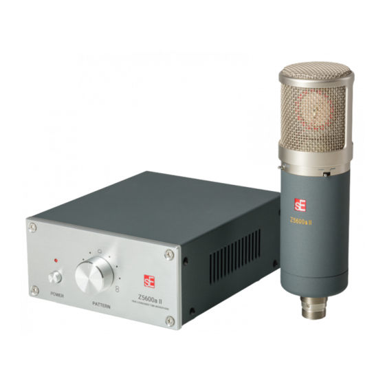SE Electronics Z5600a II Handbücher