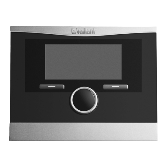 Vaillant calorMATIC 470f Handbücher