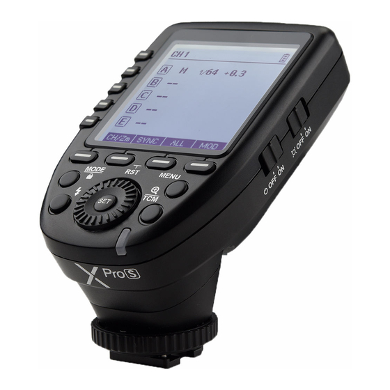 Godox X Pro-S Handbücher