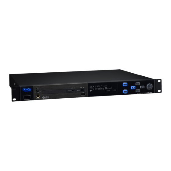 Denon DN-700H Handbücher