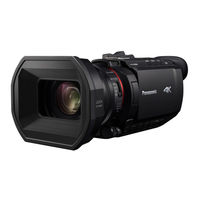 Panasonic HC-X2000 Bedienungsanleitung