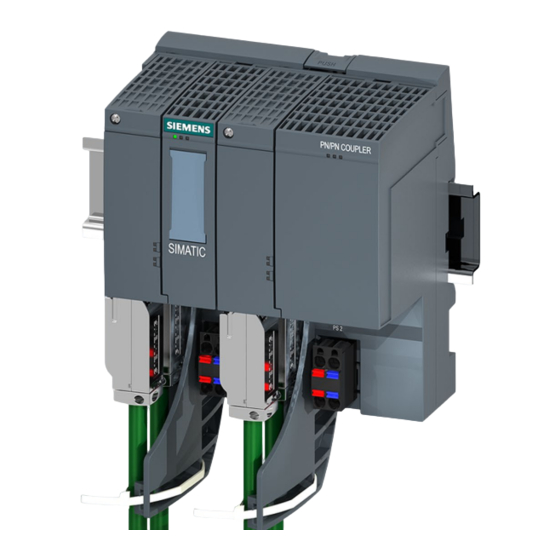 Siemens Simatic PN/PN Coupler Handbücher