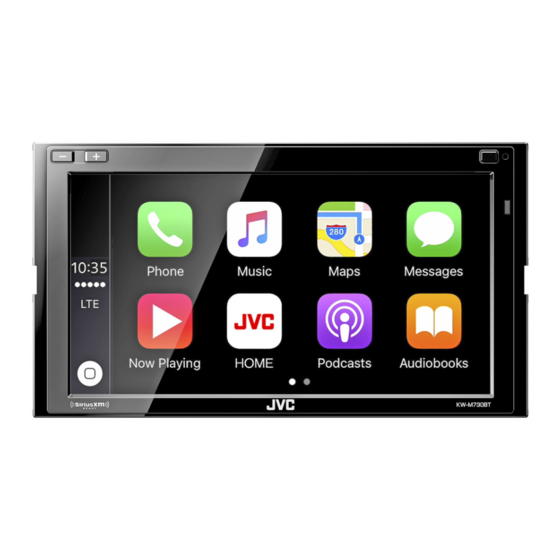 JVC KW-M730BT Handbücher