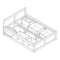 Möbel CONFORAMA NEW PORT BED Montageanleitung