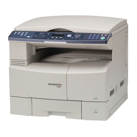 Panasonic DP1520 Handbücher