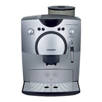 Siemens surpresso Compact Kurzanleitung