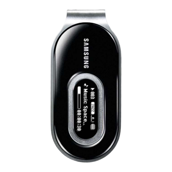 Samsung YP-F1 Handbücher
