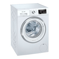 Siemens iQ500 WM14UU90 Gebrauchs- Und Montageanleitung