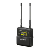 Sony UWP-D22 Bedienungsanleitung