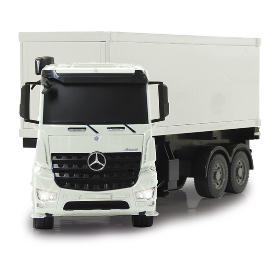 Jamara Container Truck Mercedes-Benz Arocs Handbücher