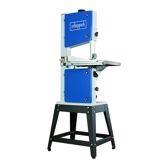 Scheppach HBS300 Handbücher