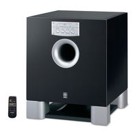 Yamaha YST-SW1500 Bedienungsanleitung
