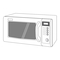 Mikrowellen Sharp R-15AM 1000W Bedienungsanleitung