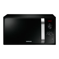 Samsung MS23F300E Bedienungsanleitung Mit Zubereitungshinweisen