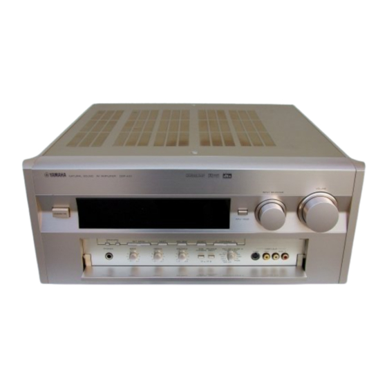 Yamaha DSP-AX1 Handbücher