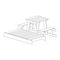 Spielanlagen wendi toys Picnic Table & Little Sandpit Installationsanleitung