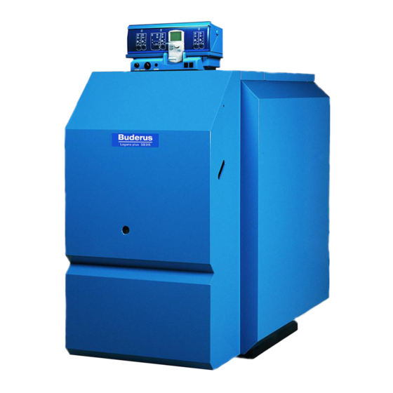 Buderus Logano plus SB315 Gas Handbücher